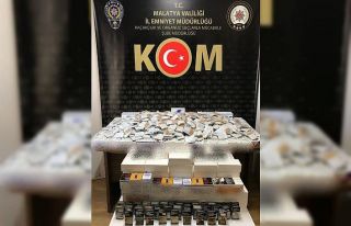 Malatya’da makaron ve kaçak sigara operasyonu