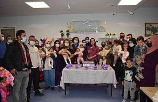 Malatya’da prematüre günü bebeklerle kutlandı