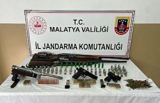 Malatya’da silah ve mühimmat operasyonu: 2 gözaltı