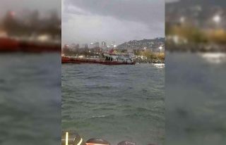 Maltepe’de lodos nedeniyle gemi karaya oturdu