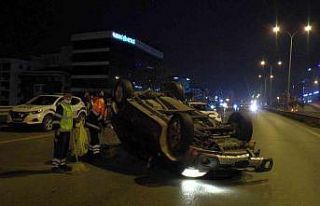 Maltepe’de makas atarak ilerleyen sürücü kazaya...