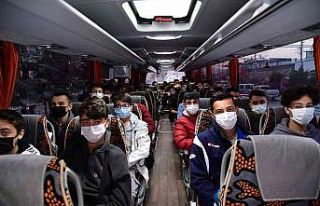 Mamaklı 40 öğrenci kamp için Kastamonu’ya uğurlandı