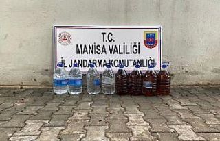 Manisa’da kaçak alkol operasyonu