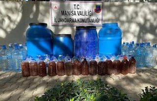 Manisa’da kaçak şarap ele geçirildi