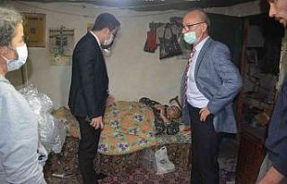 Manyas’ta engelli kadına hasta yatağı