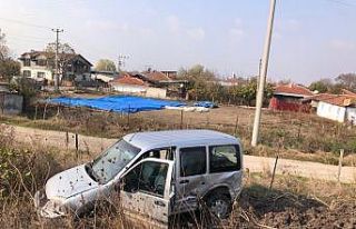 Manyas’ta trafik kazası: 1 yaralı