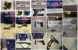 Mardin’de çeşitli suçlardan aranan 171 suçlu...