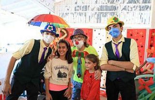 Marmaris’te çocuklar gönüllerince eğlendi