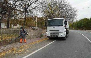 Melikgazi’de sonbahar temizliği devam ediyor