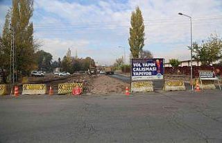Mensucat caddesi yenileniyor