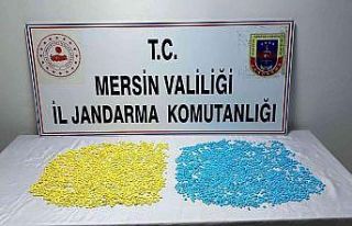 Mersin’de 5 bin 700 adet uyuşturucu hap ele geçirildi