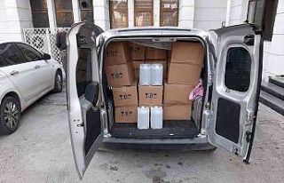 Mersin’de 655 litre sahte içki ele geçirildi