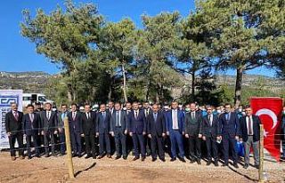 Mersin’de adliye personeli fidan dikti