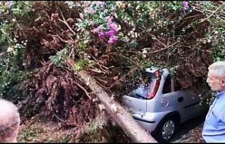 Mersin’de sağanak yağış etkili oluyor