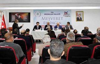 "Meşveret Erzincan” toplantısının ilki...