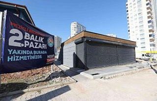 Mezitli Belediyesi ikinci balık pazarının açılışı...