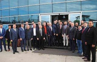 MHP heyetine mehterli karşılama