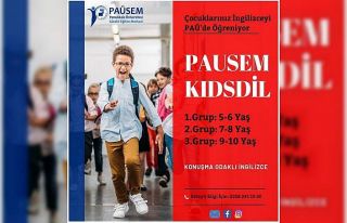 Minikler İngilizceyi PAÜ’de öğrenecek
