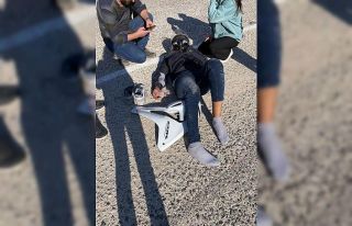 Motosiklet ile araç çarpıştı: 1 yaralı