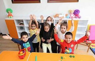 Mustafa Baysan Çocuk Gündüz Bakımevinde eğitim...