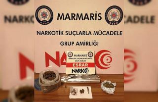 Narkotikten gece baskını 1 gözaltı