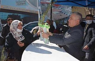 Niğde’de 5 bin 500 fidan toprakla buluştu