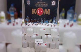 Niğde’de kaçak alkol satan 1 kişi tutuklandı