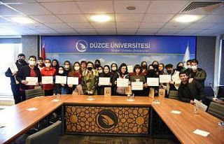 Öğrenciler Düzce Üniversitesi gönüllüsü oldu