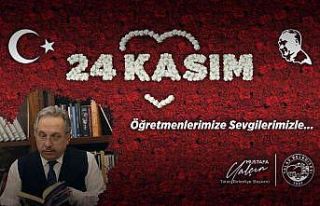 Öğretmen başkanın kutlaması böyle olur