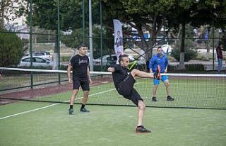 Öğretmenler Günü Ayak Tenis Turnuvası sona erdi