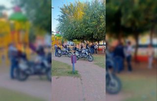 Okul duvarındaki “uyuşturucuya son” yazısı...