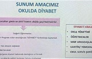 Okullarda diyabetli öğrencisi olan 1300 öğretmene...