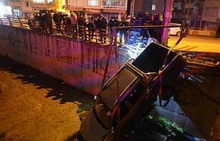 Ordu’da kamyonet dereye uçtu