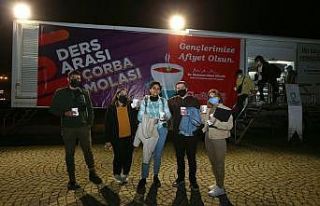 Ordu’da sınav ve ders arası çorba molası