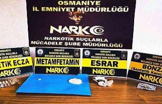 Osmaniye’de uyuşturucu operasyonuna 4 tutuklama