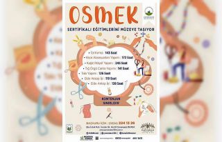 OSMEK eğitimlerini müzeye taşıyor