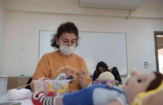 OSMEK kursiyerlerinden organik oyuncaklar