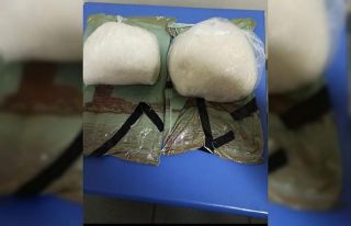 Otogarda 2 kilo metamfetamin ile yakalandı
