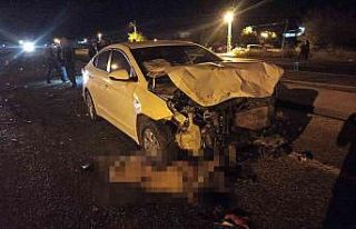 Otomobil keçi sürüsüne daldı: 28 hayvan telef...