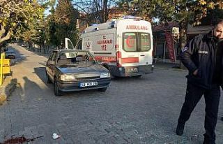 Otomobilin çarptığı yaya ağır yaralandı