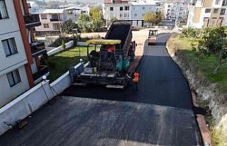 Ovaakça’da sokaklar asfaltla buluştu