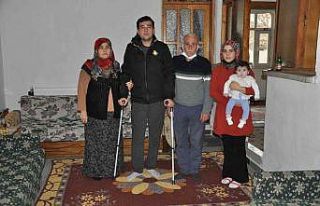 (ÖZEL) Fırat Kalkanı harekat bölgesinde gazi olan...