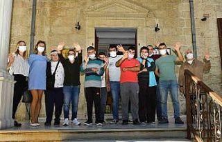 Özel gereksinimli bireyler Atatürk’ü evinde andı