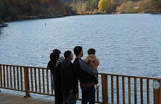 (ÖZEL) Küçükelmalı Tabiat Parkı’nda sonbahar...