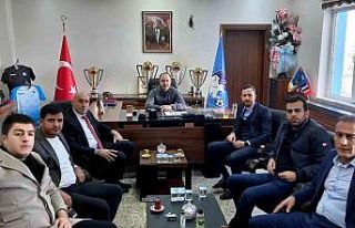 Öztürk BB Erzurumspor Kulübü’nü ziyaret etti