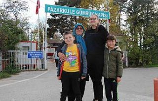 Pazarkule Sınır Kapısında "gurbetçilerin...