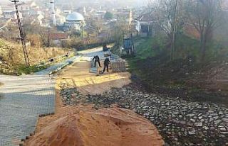 Pazaryeri’nde yol ve kaldırımlar yenileniyor
