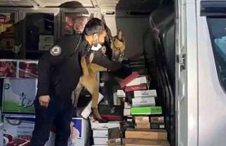 Piyasa değeri 2 milyon TL’yi aşkın gümrük kaçağı...
