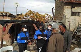 Polisten vatandaşlara "soba zehirlenmelerine"...