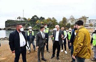 Proje çalışmalarını yerinde inceledi